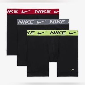 Nike Dri-FIT ADV Men's 2XL Microfiber Boxer Brief 3 Pack Black KE1225-004